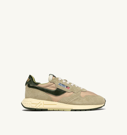 AUTRY REELWIND LOW SNEAKERS IN NYLON AND SUEDE COLOR SPONGE AND GREEN