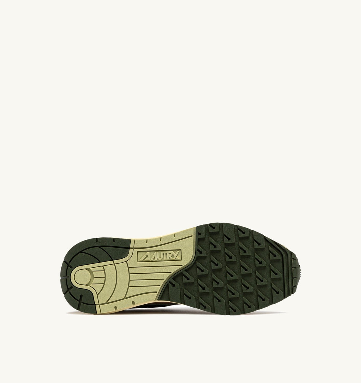 AUTRY REELWIND LOW SNEAKERS IN NYLON AND SUEDE COLOR SPONGE AND GREEN