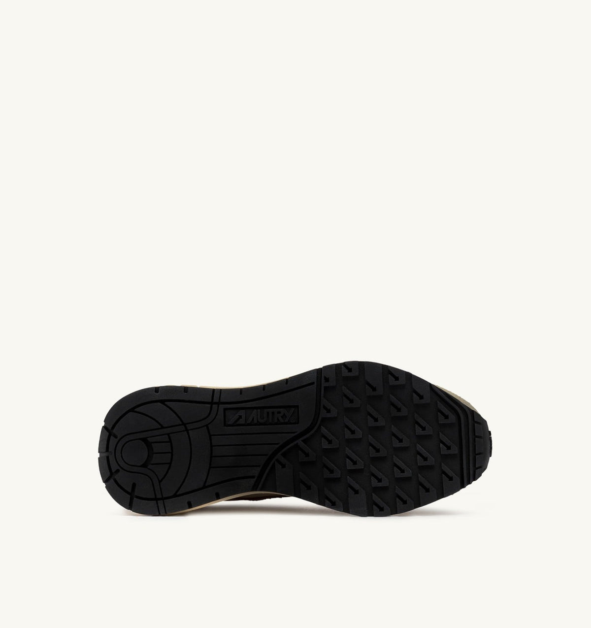 AUTRY REELWIND LOW SNEAKERS IN ECRU AND CATHAY SPICE SUEDE AND NYLON