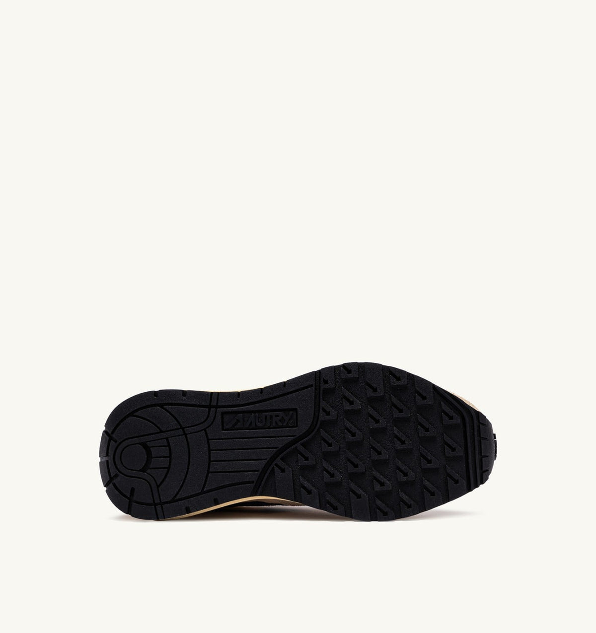 AUTRY REELWIND LOW SNEAKERS IN NYLON SUEDE AND LEATHER COLOR ECRU AND ENSIGN BLUE