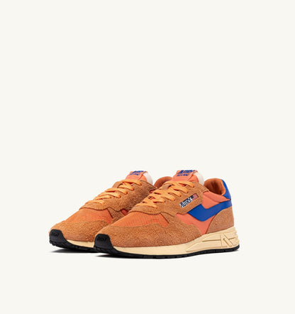 AUTRY REELWIND LOW SNEAKERS IN CANOVA AND STRONG BLUE NYLON AND SUEDE