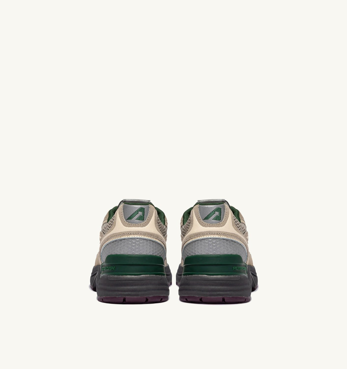 AUTRY HYPERWAY SNEAKERS IN BISCUIT AND AFTERGLOW SUEDE AND MESH