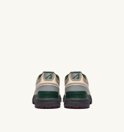 AUTRY HYPERWAY SNEAKERS IN BISCUIT AND AFTERGLOW SUEDE AND MESH