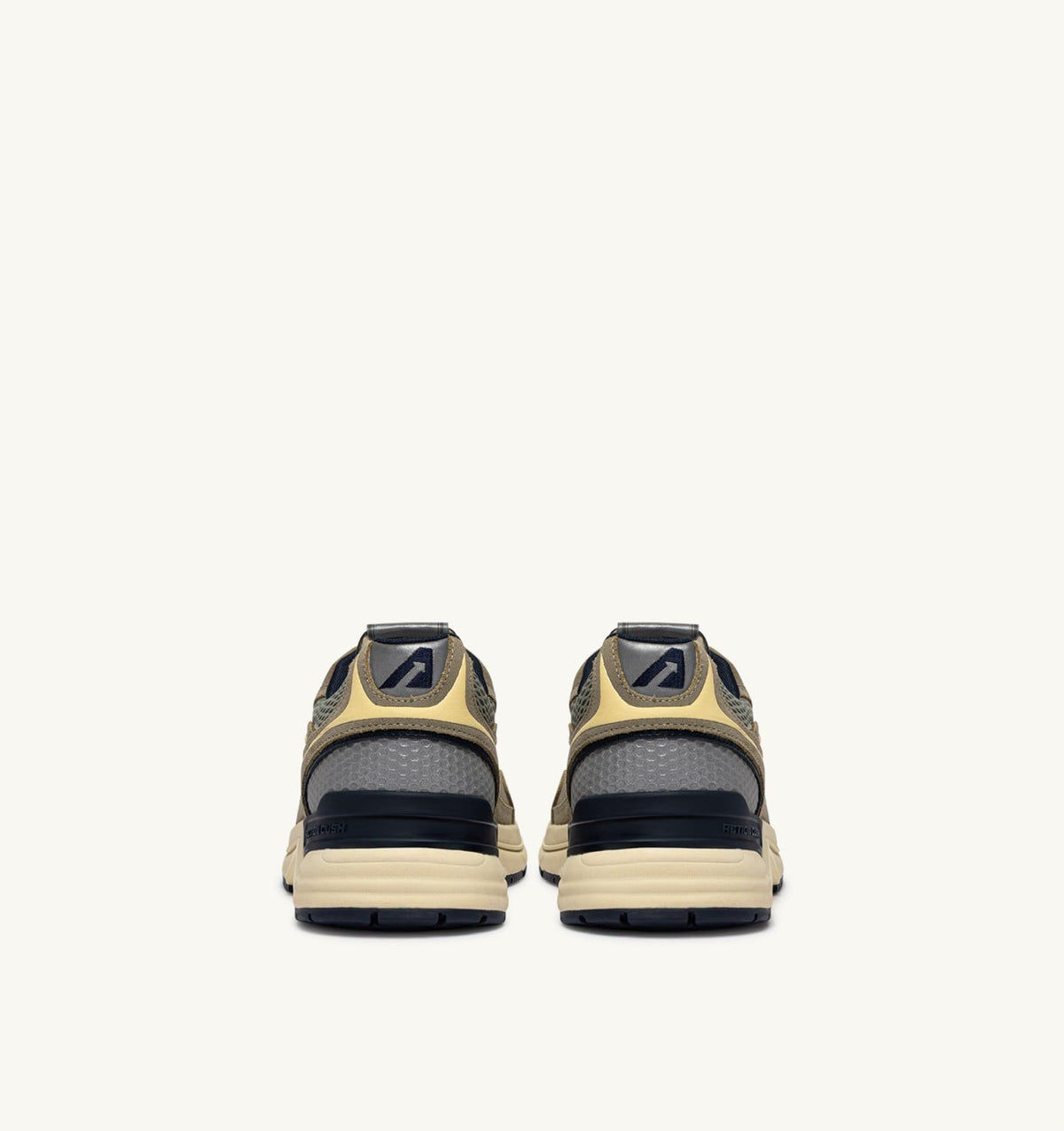 AUTRY HYPERWAY SNEAKERS IN SILVER SAGE AND SPA BLUE SUEDE AND MESH