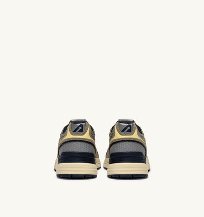 AUTRY HYPERWAY SNEAKERS IN SILVER SAGE AND SPA BLUE SUEDE AND MESH