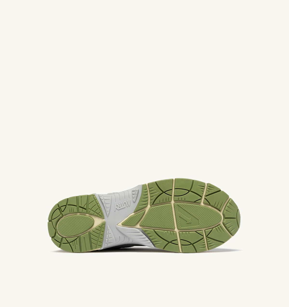 AUTRY HYPERWAY SNEAKERS IN SILVER SEA GRASS AND CYPRESS SYNTHETIC LEATHER AND MESH