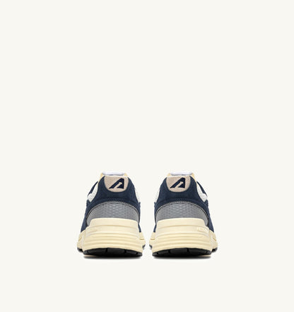 AUTRY HYPERWAY SNEAKERS IN BLUETTE AND MARSHMALLOW MESH AND SUEDE
