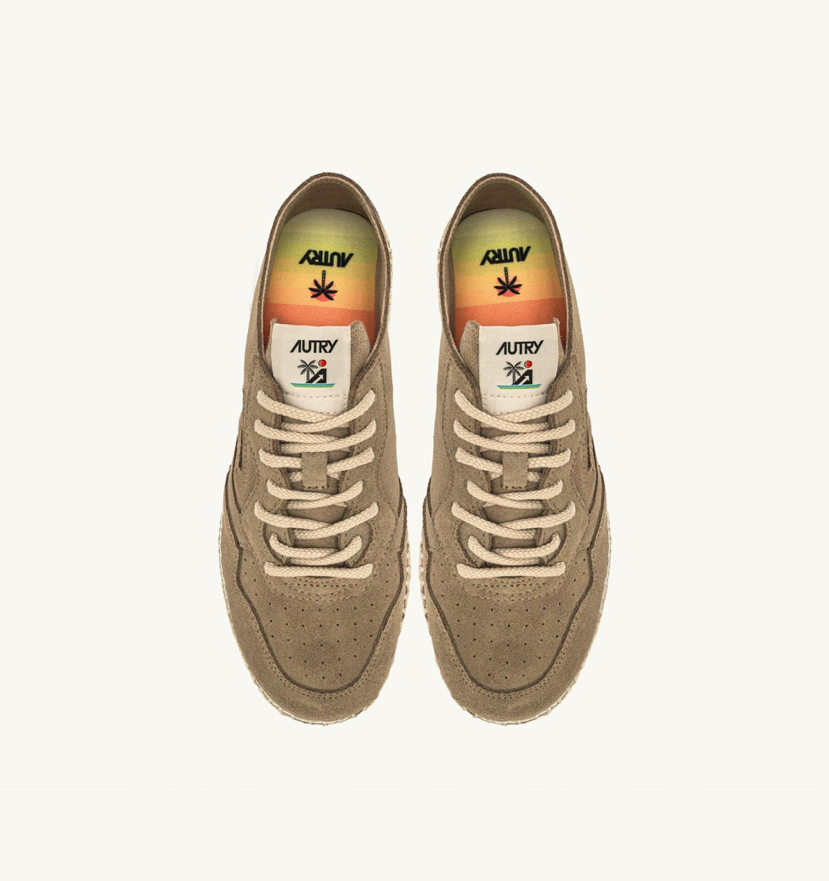 AUTRY SANDY ESPADRILLES IN TAOS TAUPE SUEDE