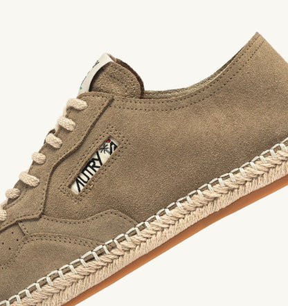AUTRY SANDY ESPADRILLES IN TAOS TAUPE SUEDE