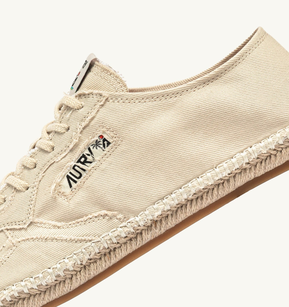 AUTRY SANDY ESPADRILLES IN IVORY CANVAS