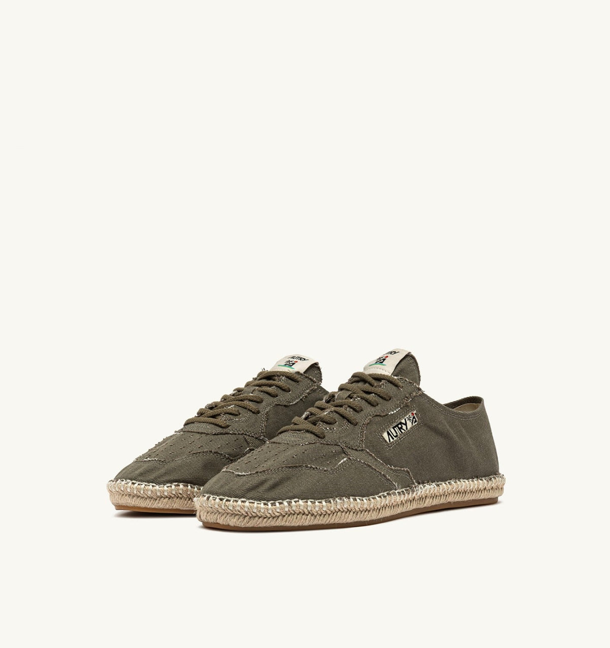 AUTRY SANDY ESPADRILLES IN MILITARY CANVAS