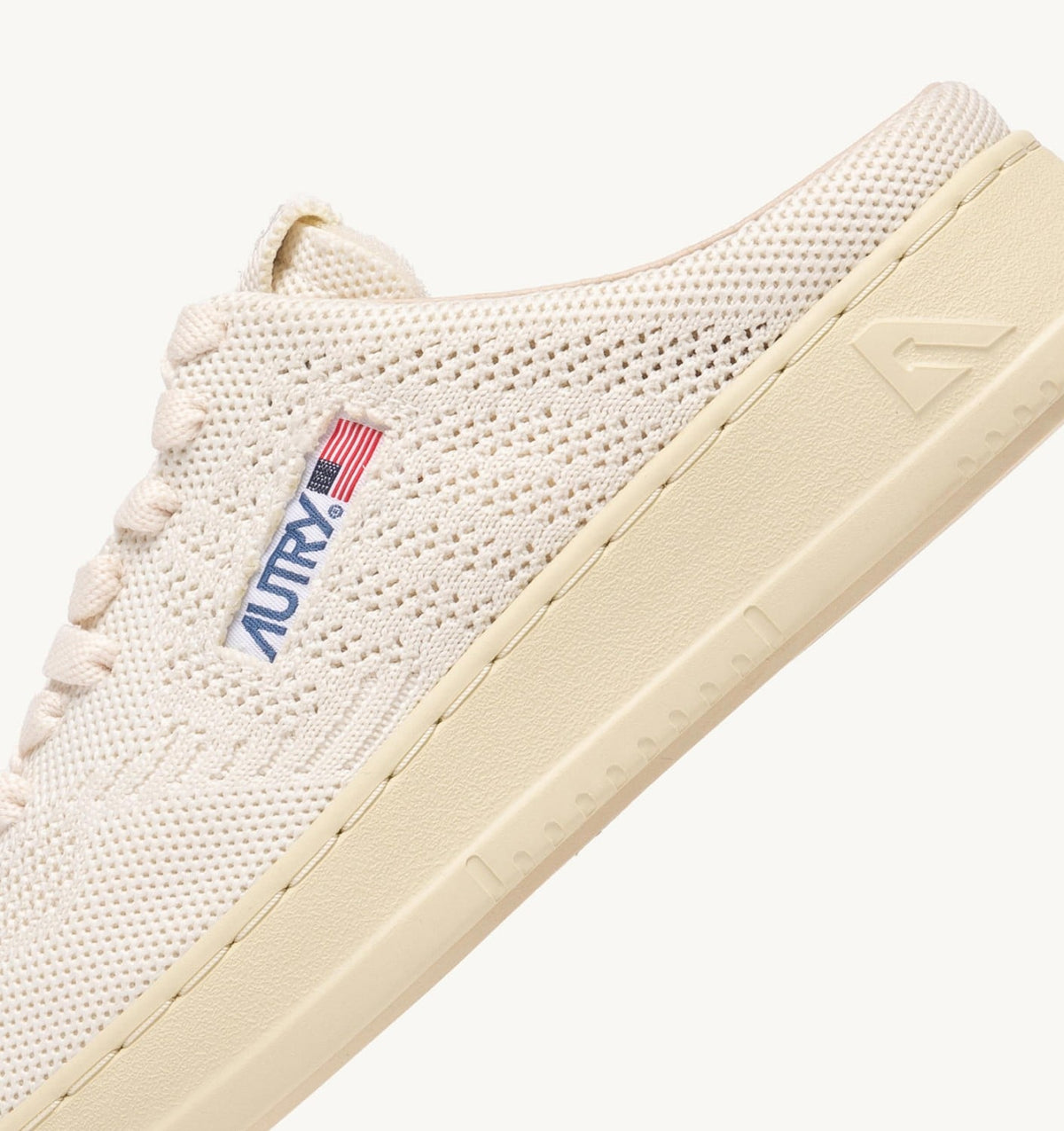 AUTRY EASEKNIT MULE SNEAKERS COLOR IVORY WHITE