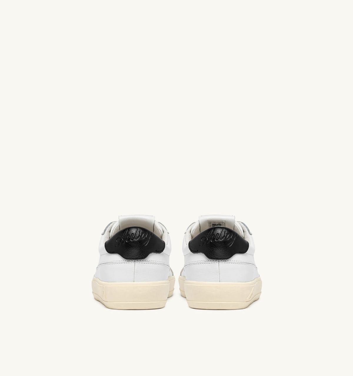 AUTRY WINDSCAPE LOW SNEAKERS IN WHITE AND BLACK LEATHER
