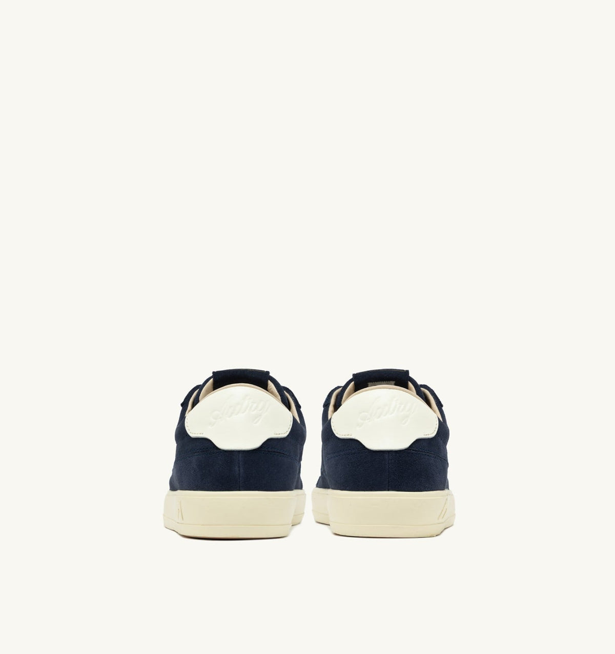 AUTRY WINDSCAPE LOW SNEAKERS IN NAVY AND MARSHMALLOW SUEDE
