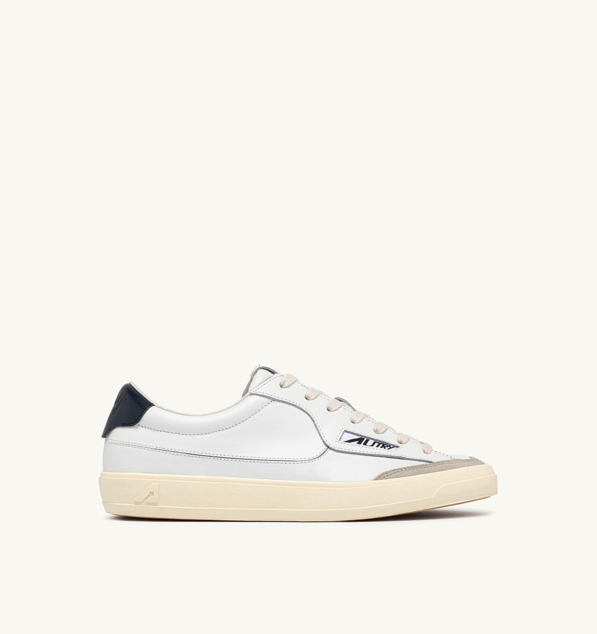 AUTRY WINDSCAPE LOW SNEAKERS IN WHITE AND SPACE LEATHER