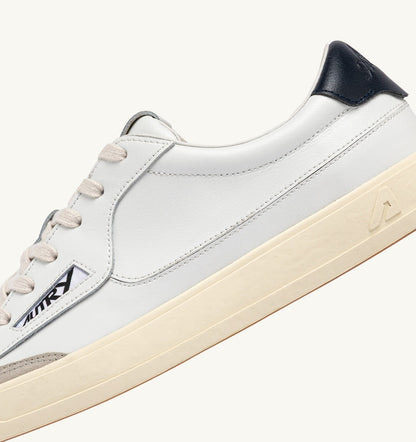 AUTRY WINDSCAPE LOW SNEAKERS IN WHITE AND SPACE LEATHER