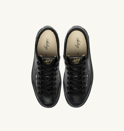 AUTRY WINDSCAPE LOW SUPER VINTAGE SNEAKERS IN BLACK LEATHER