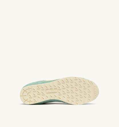 AUTRY WINDSPIN SNEAKERS IN JASMINE AND RUTABAGA SUEDE AND LEATHER