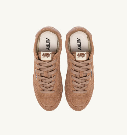 AUTRY SNEAKERS WINDSPIN IN SIENA BROWN SUEDE