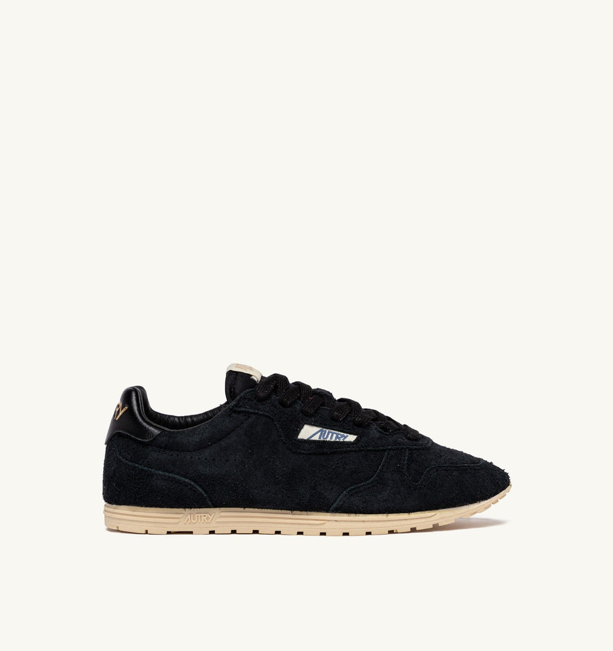 AUTRY SNEAKERS WINDSPIN IN BLACK SUEDE