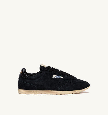 AUTRY SNEAKERS WINDSPIN IN BLACK SUEDE