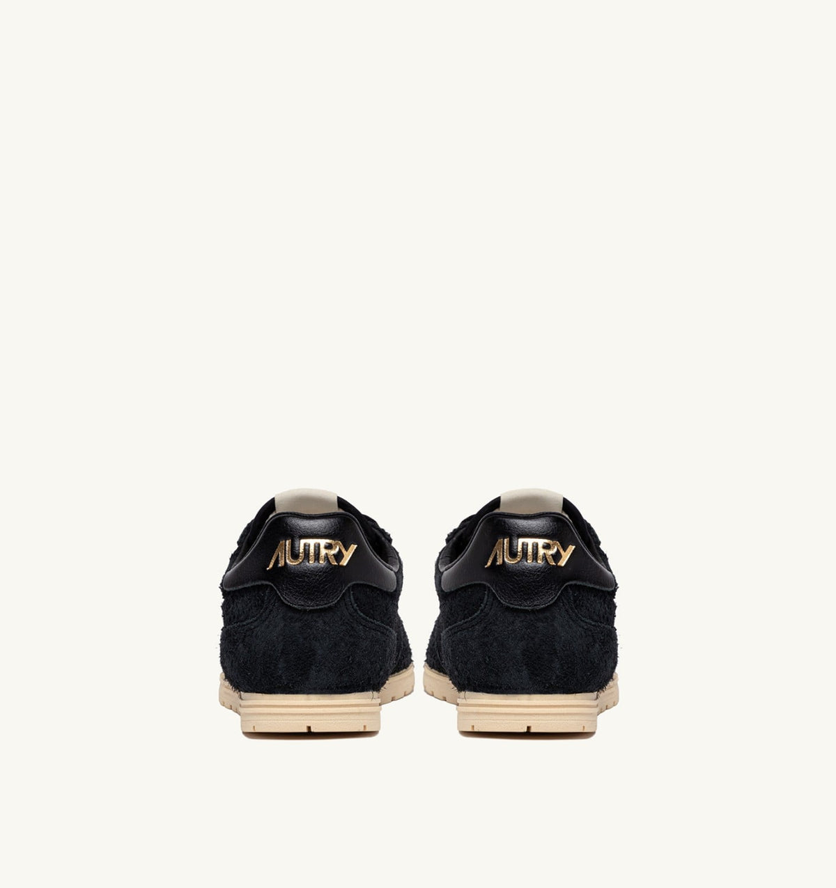 AUTRY SNEAKERS WINDSPIN IN BLACK SUEDE