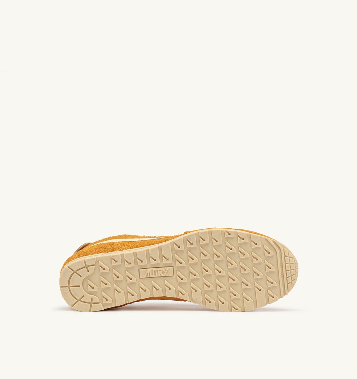 AUTRY SNEAKERS WINDSPIN IN SUEDE AND LEATHER COLOR CADMIUM AND RUTABAGA