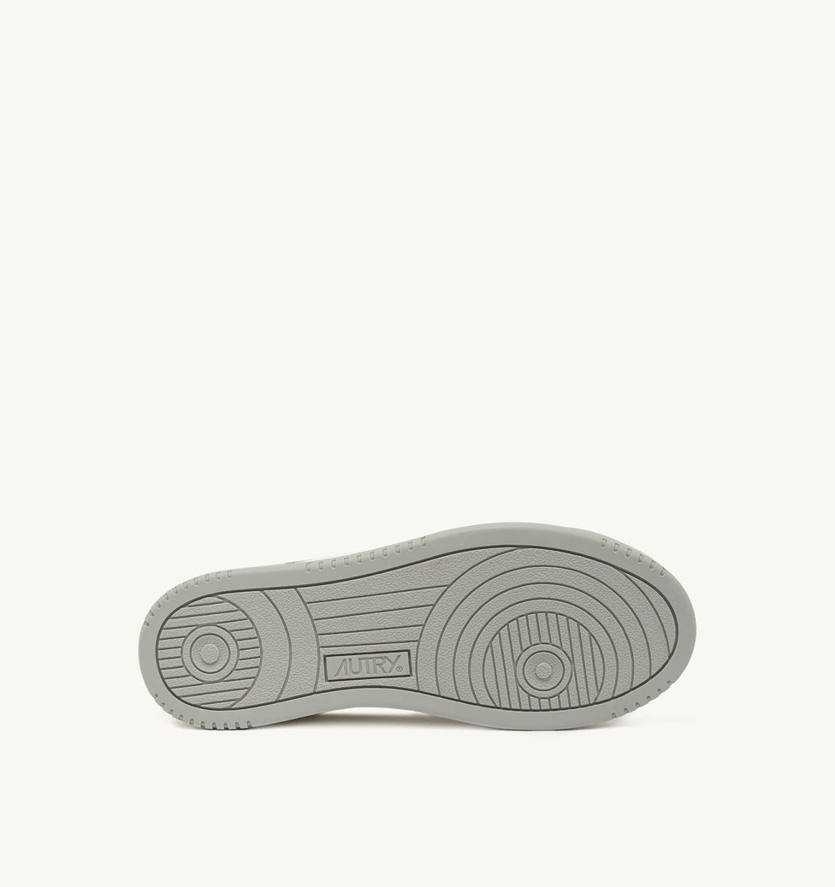 AUTRY MED-WAY SNEAKERS IN LEATHER COLOR MARSHMALLOW AND VAPOR