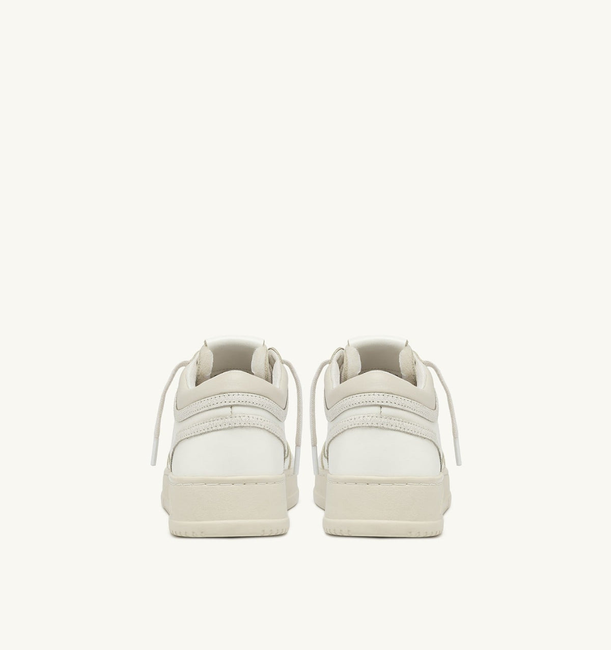 AUTRY MED-WAY SNEAKERS IN LEATHER COLOR MARSHMALLOW AND WHITE
