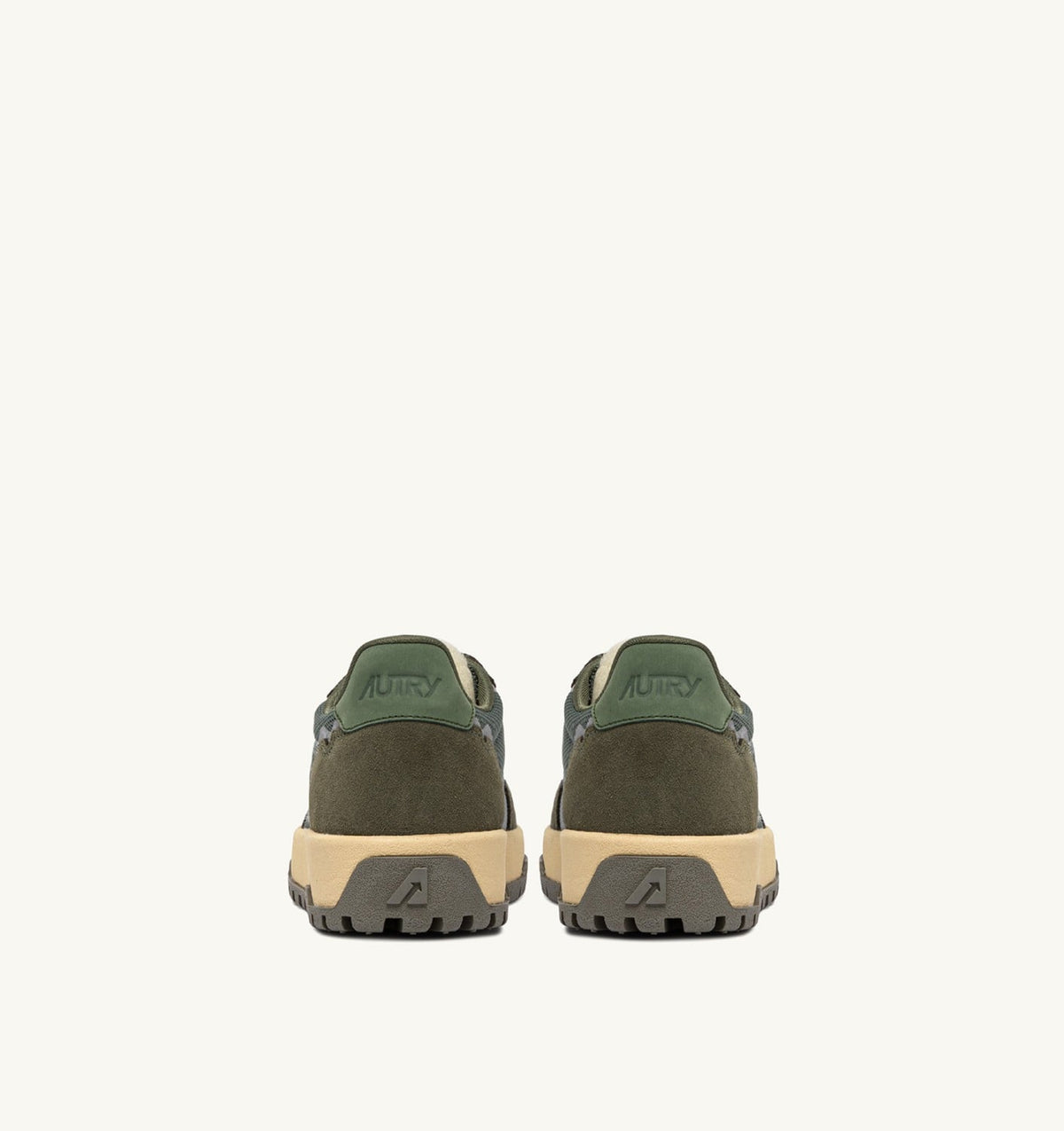 AUTRY WILDPACE LOW SNEAKERS IN SCHIO AND MILITARY DRAGON MESH AND SUEDE