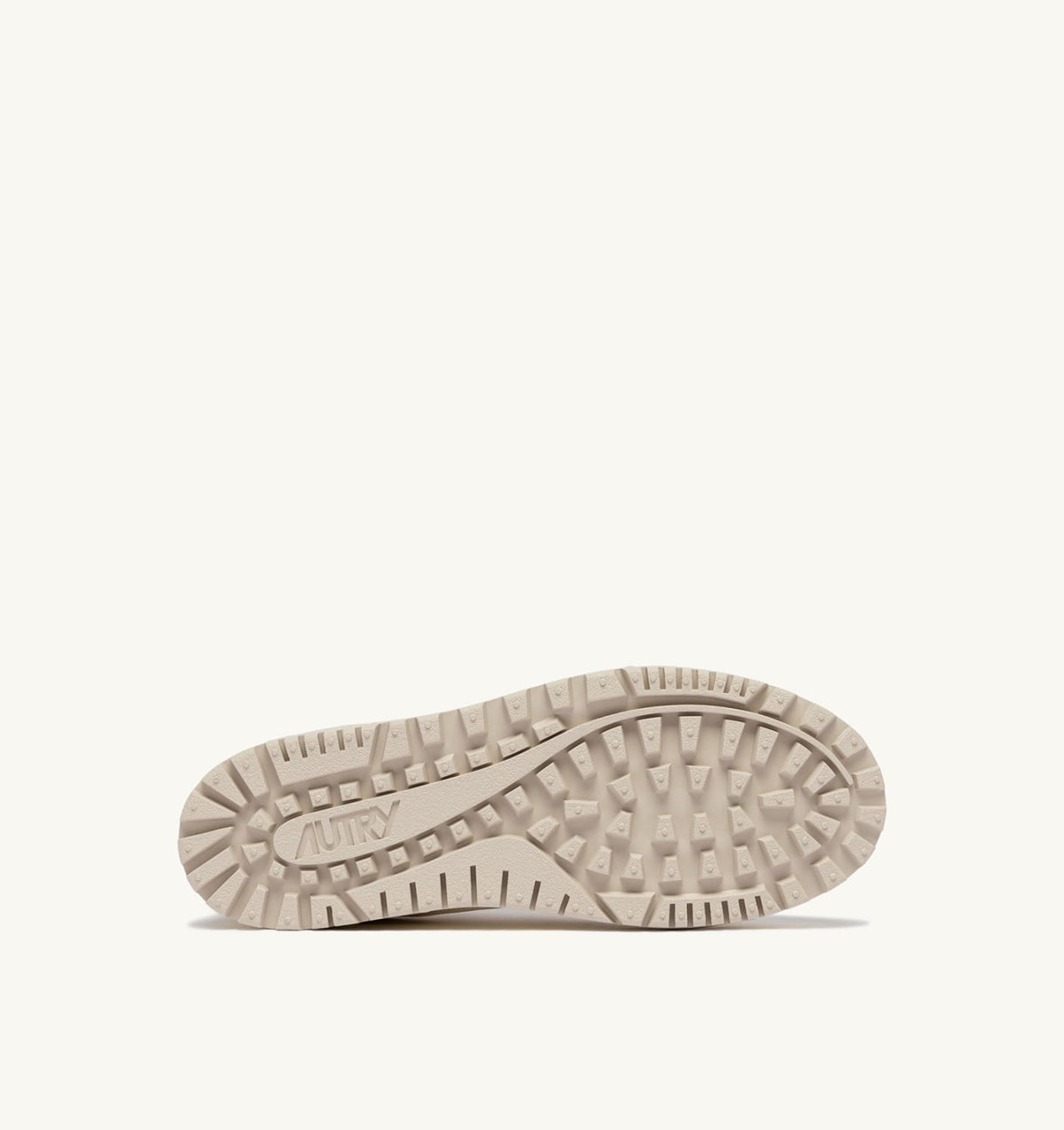 AUTRY WILDPACE LOW SNEAKERS IN WHISPER WHITE AND SAND DRAGON MESH AND SUEDE