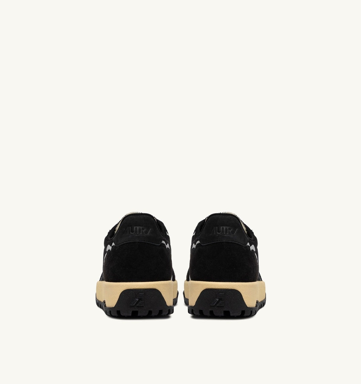 AUTRY WILDPACE LOW SNEAKERS IN BLACK DRAGON MESH AND SUEDE