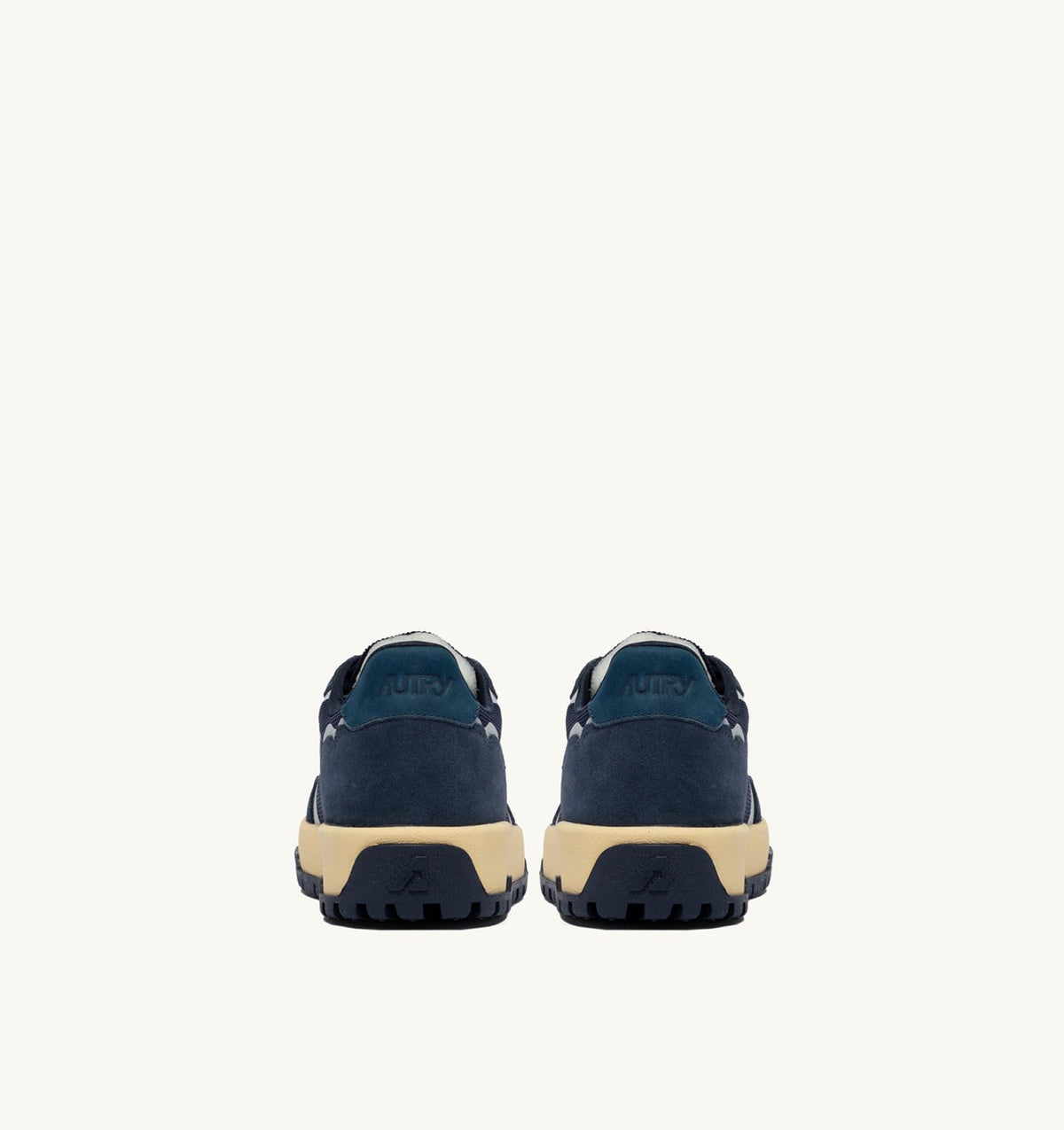 AUTRY WILDPACE LOW SNEAKERS IN BLUETTE DRAGON MESH AND SUEDE