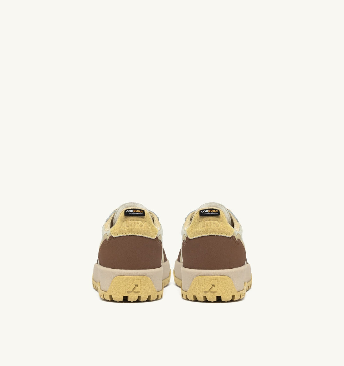 AUTRY WILDPACE LOW SNEAKERS IN RIPSTOP NYLON AND LEATHER COLOR FOG AND THRUSH