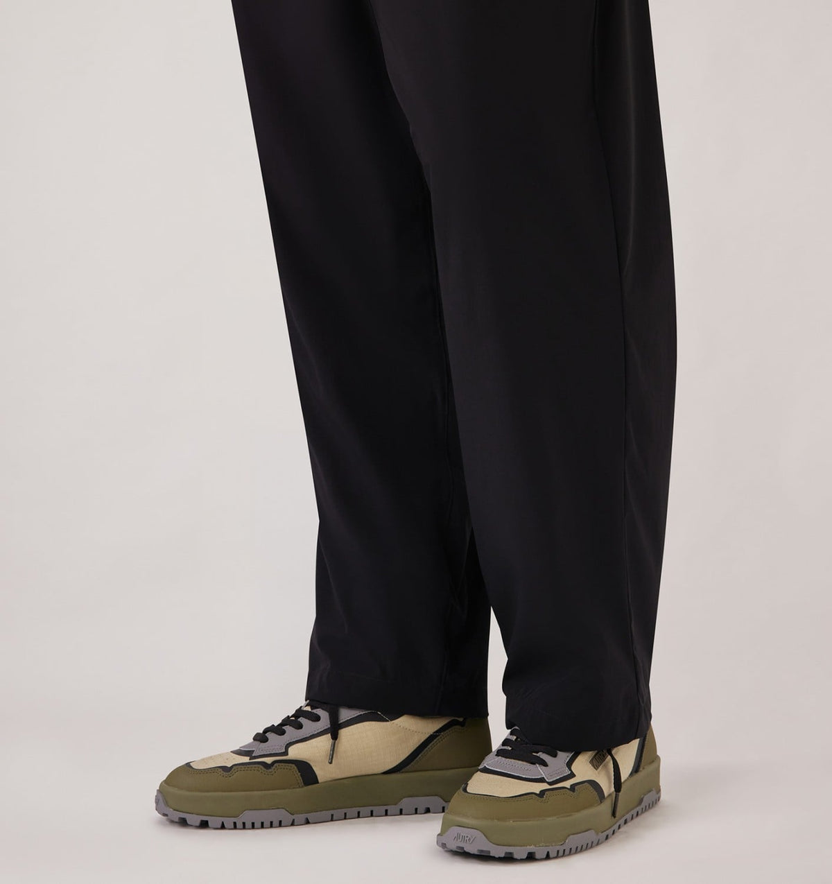 AUTRY WILDPACE LOW SNEAKERS IN RIPSTOP NYLON AND LEATHER COLOR CASTLE WALL AND TITANIUM