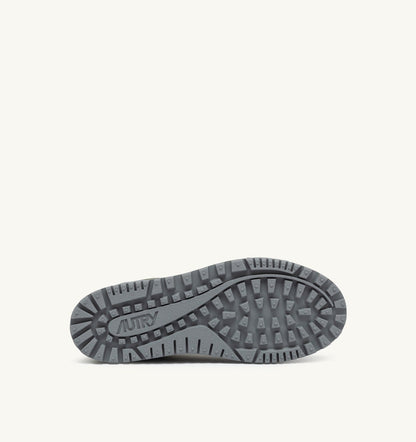 AUTRY WILDPACE LOW SNEAKERS IN RIPSTOP NYLON AND LEATHER COLOR CASTLE WALL AND TITANIUM