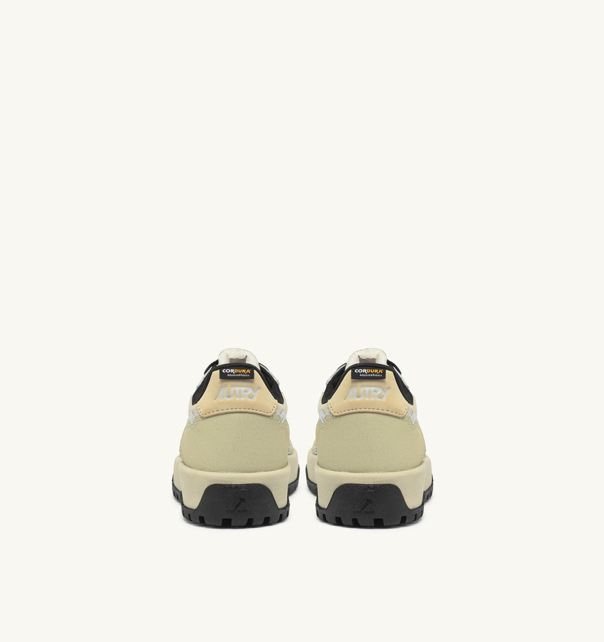 AUTRY WILDPACE LOW SNEAKERS IN RIPSTOP NYLON AND LEATHER COLOR TIDAL FOAM AND REFLEX