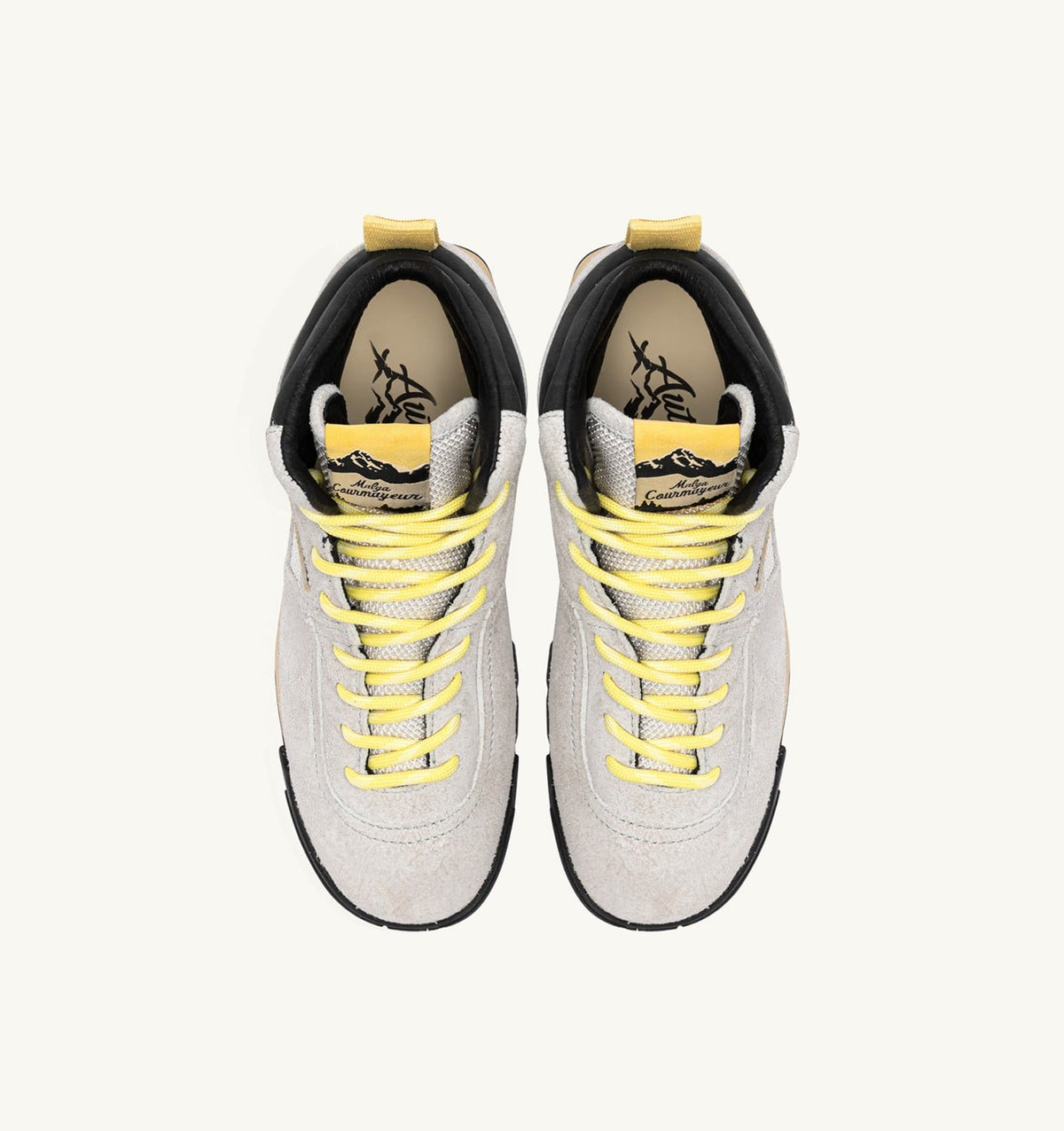 AUTRY MALGA COURMAYEUR IN ICE AND LEMON DROP SUEDE