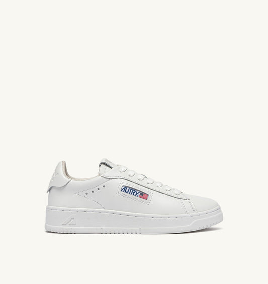 AUTRY DALLAS LOW SNEAKERS IN WHITE LEATHER