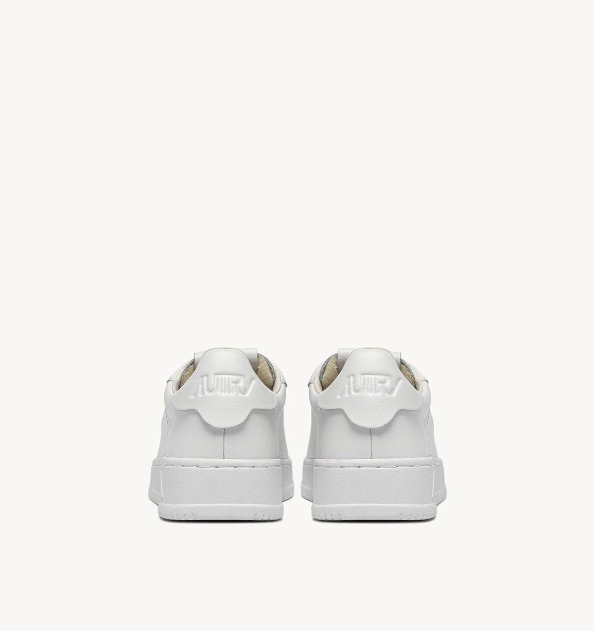 AUTRY DALLAS LOW SNEAKERS IN WHITE LEATHER