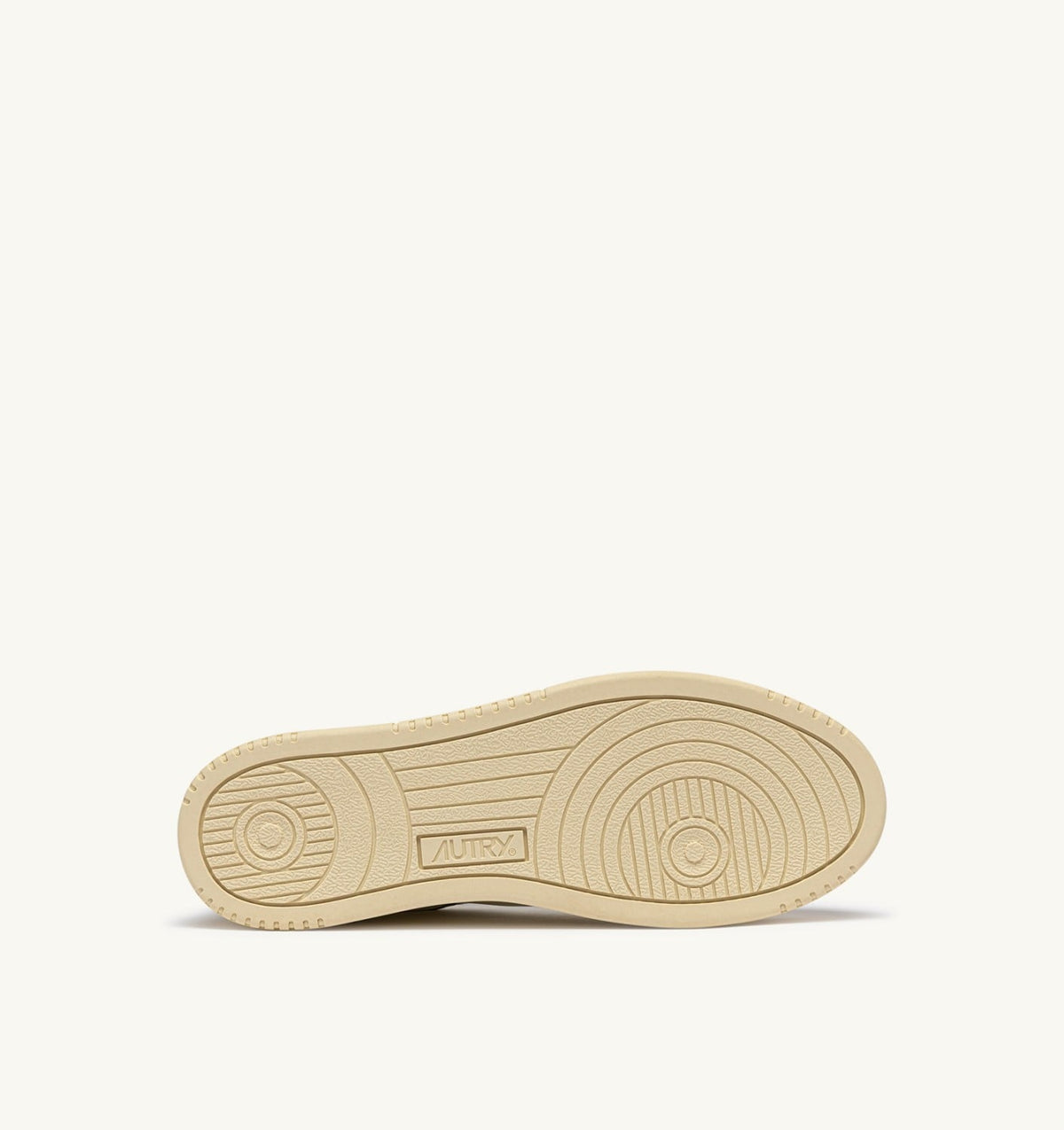 AUTRY DALLAS LOW SNEAKERS IN MARSHMALLOW AND DARK SEA LEATHER