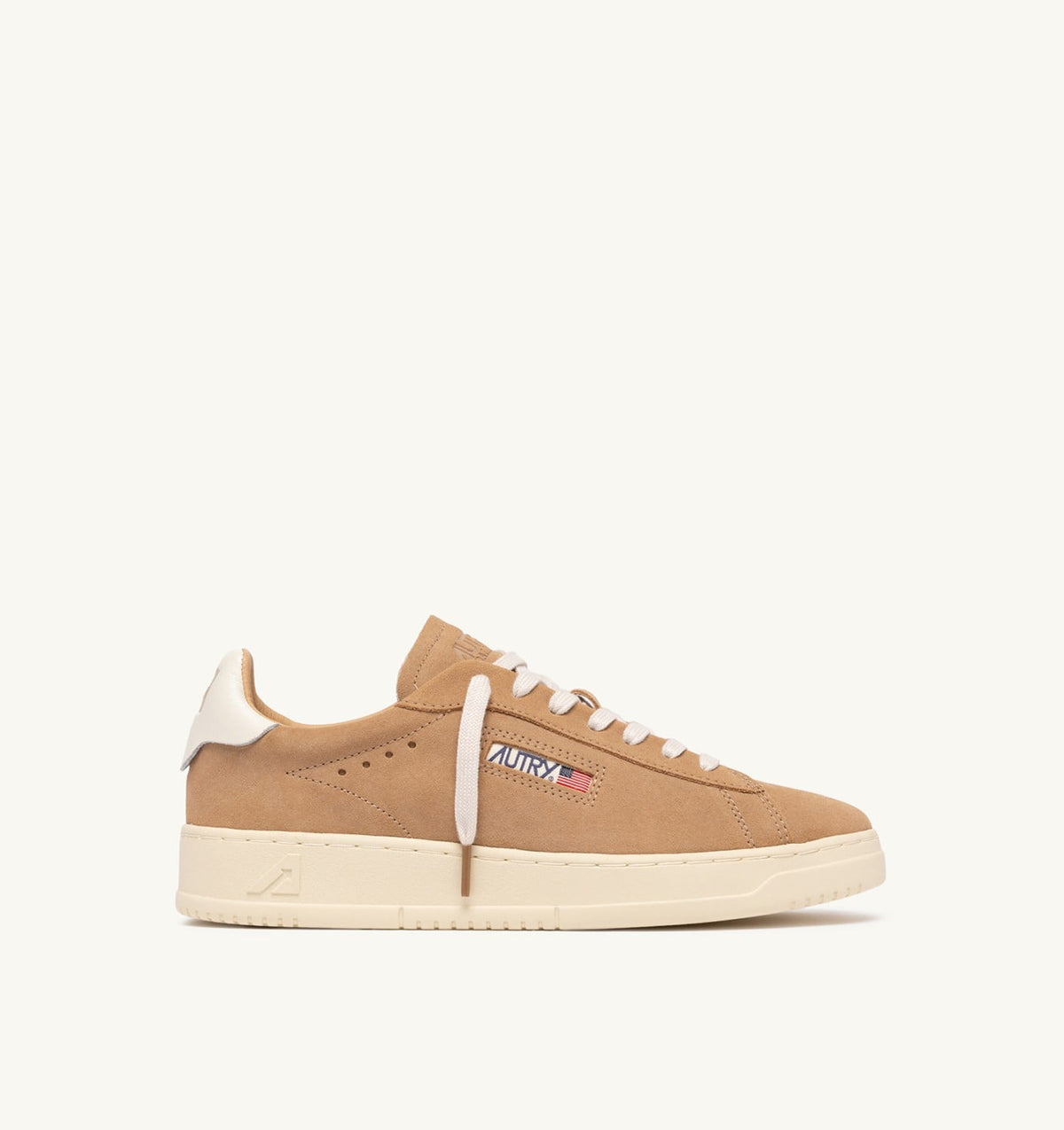 AUTRY DALLAS LOW SNEAKERS IN PEANUT SUEDE