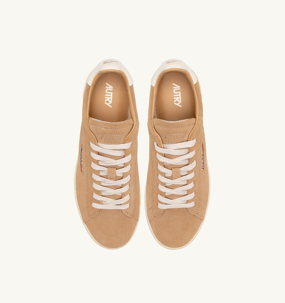 AUTRY DALLAS LOW SNEAKERS IN PEANUT SUEDE