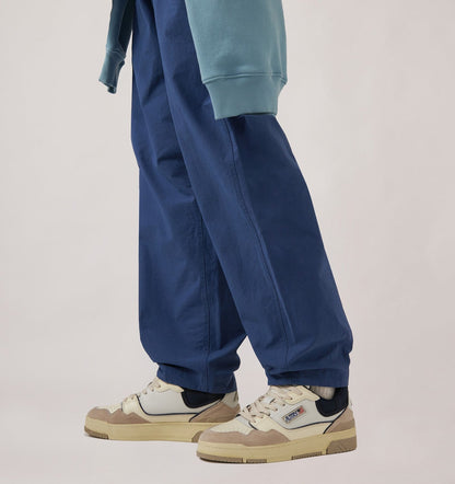 AUTRY SNEAKERS CLC LOW IN WHITE SAND AND SPACE BLUE LEATHER AND SUEDE