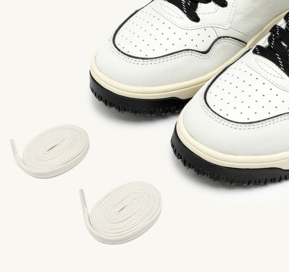 AUTRY GOLF LOW SNEAKERS IN LEATHER COLOR WHITE AND BLACK