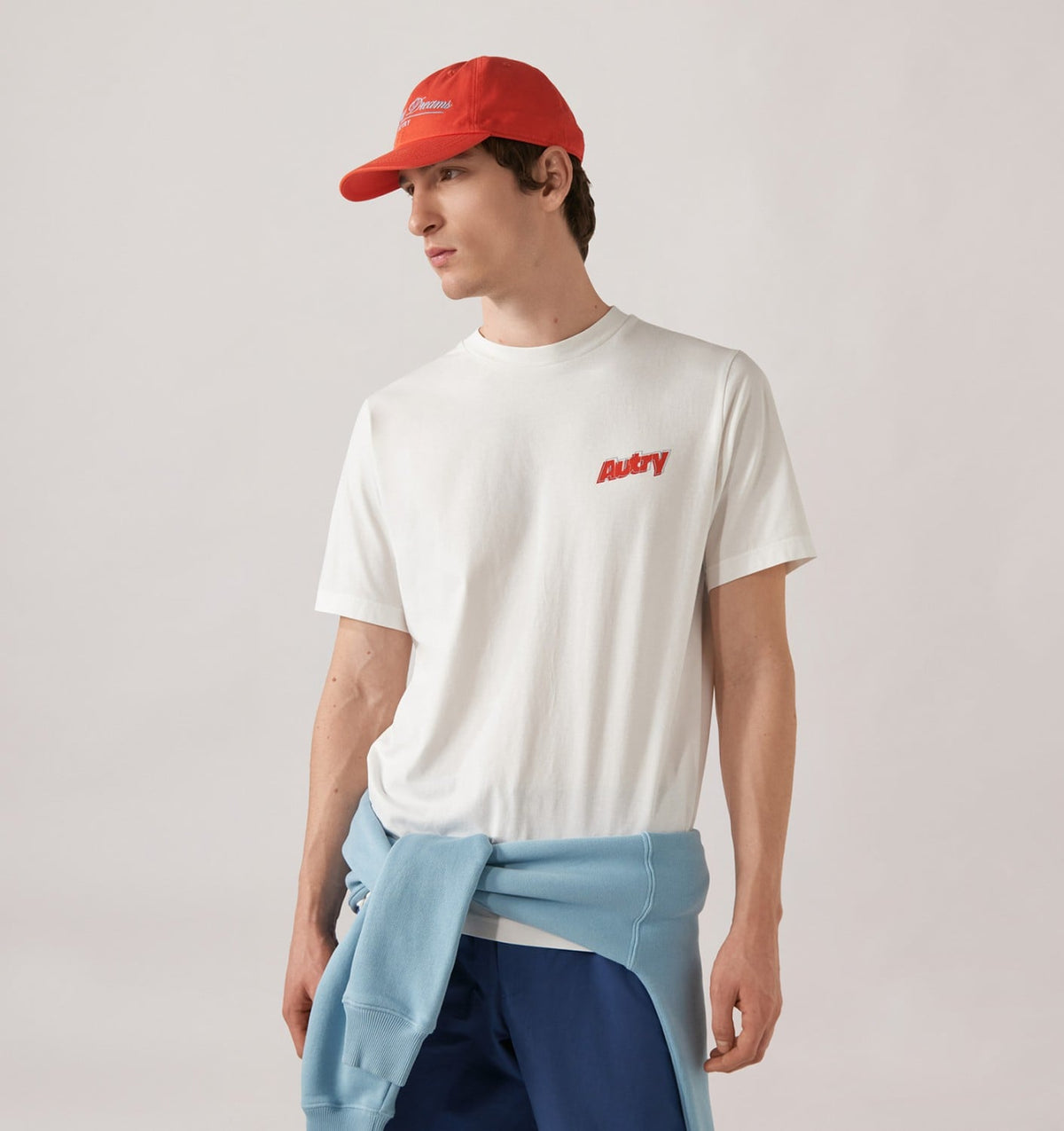 AUTRY DOUBLE LOGO TEE MAN