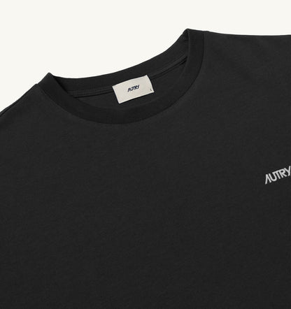 AUTRY T-SHIRT WITH EMBROIDERED LOGO FOR MAN