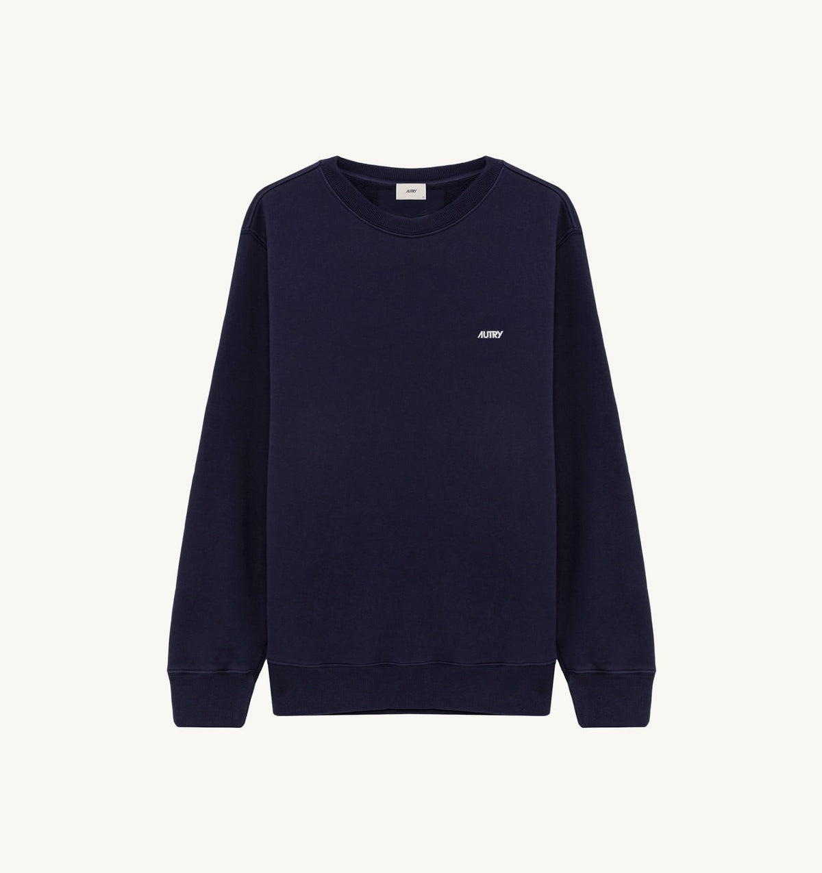 AUTRY EMBROIDERED LOGO CREWNECK SWEATSHIRT MAN