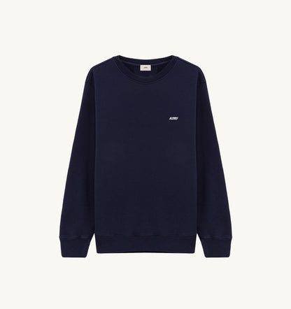 AUTRY EMBROIDERED LOGO CREWNECK SWEATSHIRT MAN