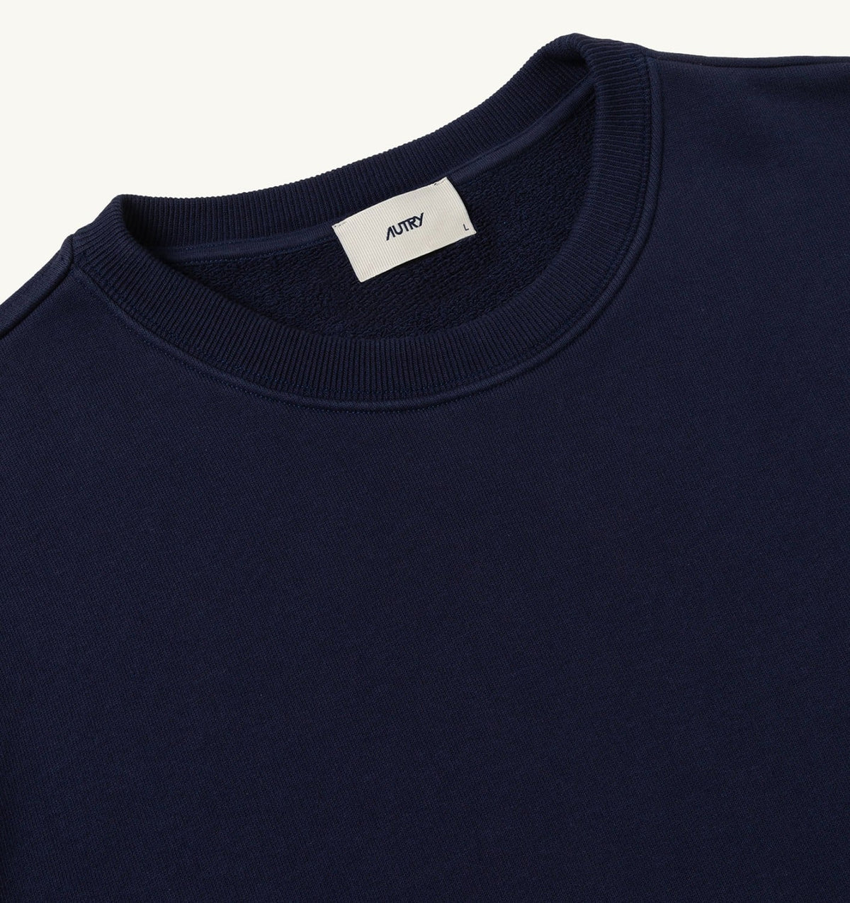 AUTRY EMBROIDERED LOGO CREWNECK SWEATSHIRT MAN